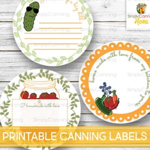Ornamental Design - Canning Labels, Printable Designs, Kitchen Jar Lid Stickers, For Men & Women, Perfect Gift Ideas.