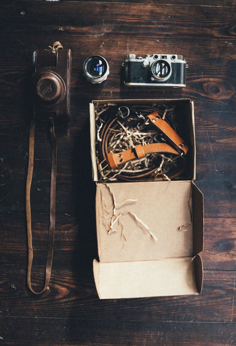 Single Camera Strap, Leather Camera Strap, One Camera Harness, Leather