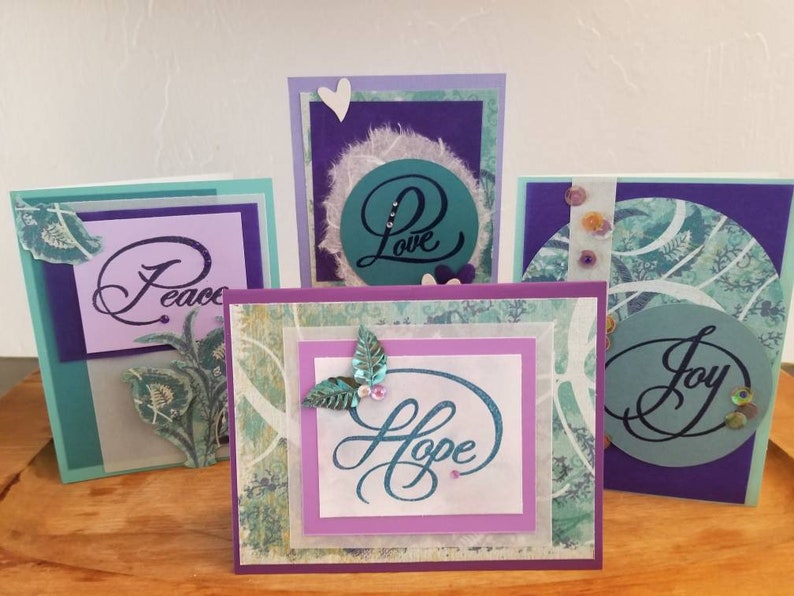 Love Joy Peace Hope Set