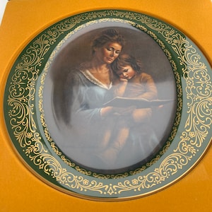 Irene Spencer “Story Time” collectors plate.