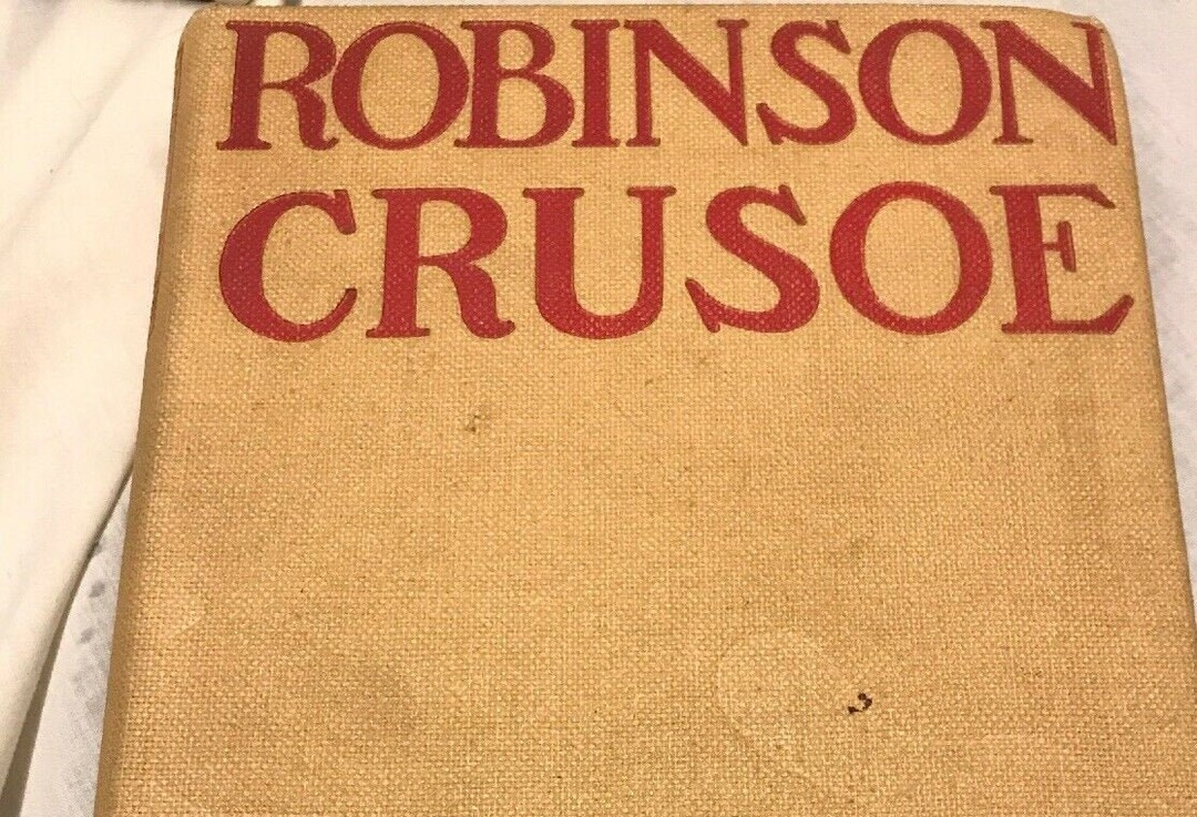 ROBINSON CRUSOE by Daniel Defoe Illustrated With Color Plates by Noel ...