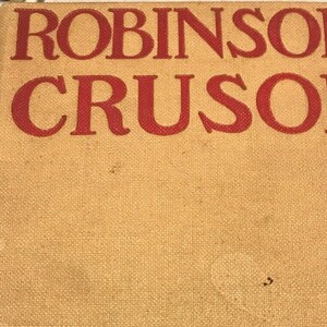 ROBINSON CRUSOE by Daniel Defoe illustrated with color plates by Noel Pocock
