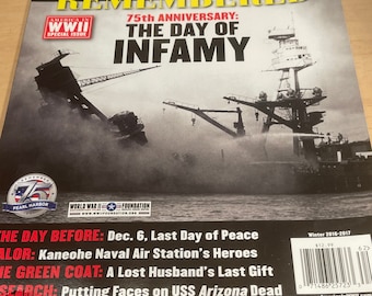 Pearl Hafen erinnerte Magazin: Amerika im Zweiten Weltkrieg Sonderausgabe