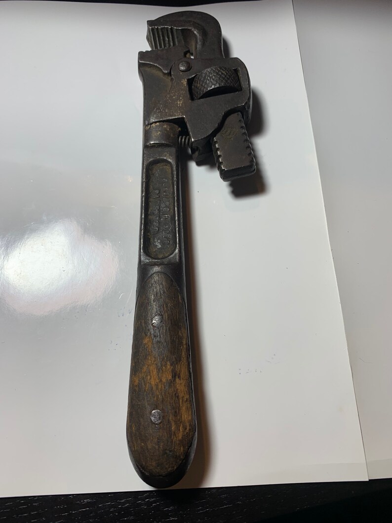 Vintage/antique Pipe Wrench Etsy