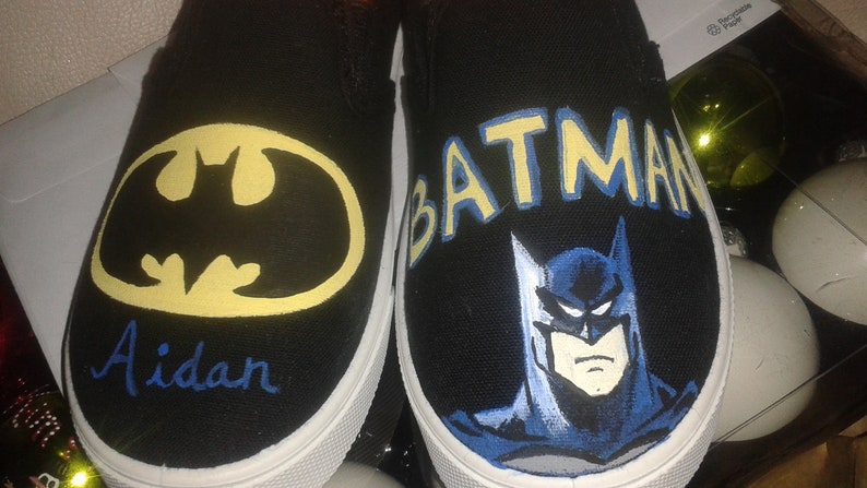 custom batman shoes