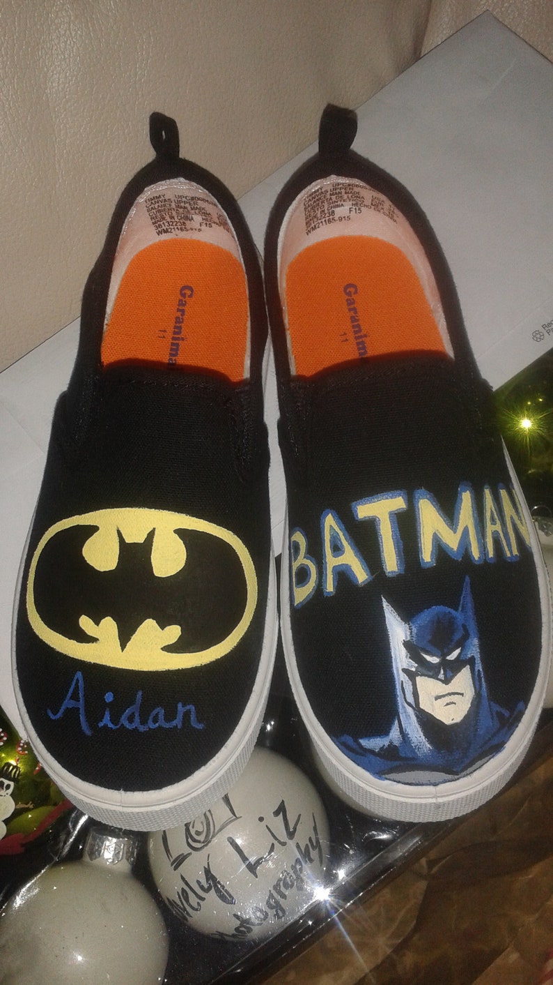 custom batman shoes