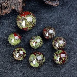 40mm-50mm+ Natural Dragon blood stone Sphere，crystal sphere，Quartz Crystal，Dragon blood stone ball，Crystal Healing Divination ball Gift+Base