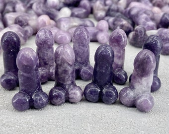 10PC Natural hand carved UssingiteMini Penis，Crystal stone，Quartz Crystal Point love stone/Healing Crystal/Chakra/Zen/Decor/Crystal Gift