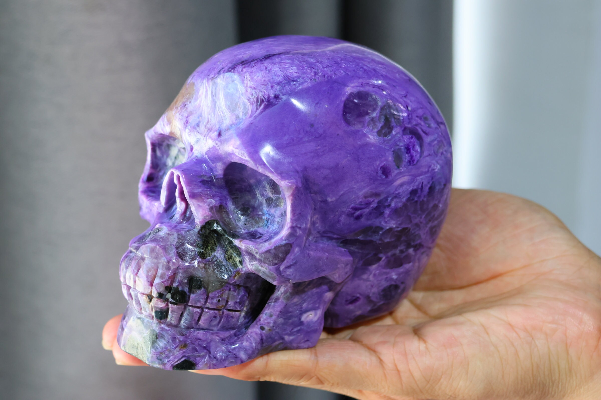 【割引中】チャロアイトのスカル 割引中】チャロアイトのスカル