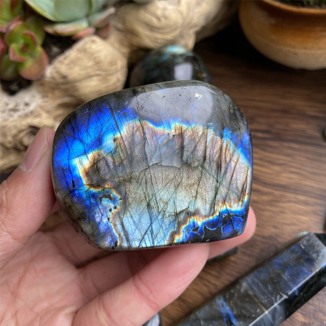 12PC Natural Labradorite Healing Crystal and Stones Gift Etsy