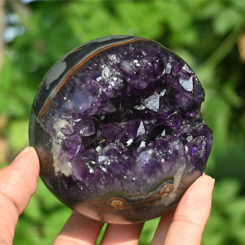 Amethyst Geode - Etsy