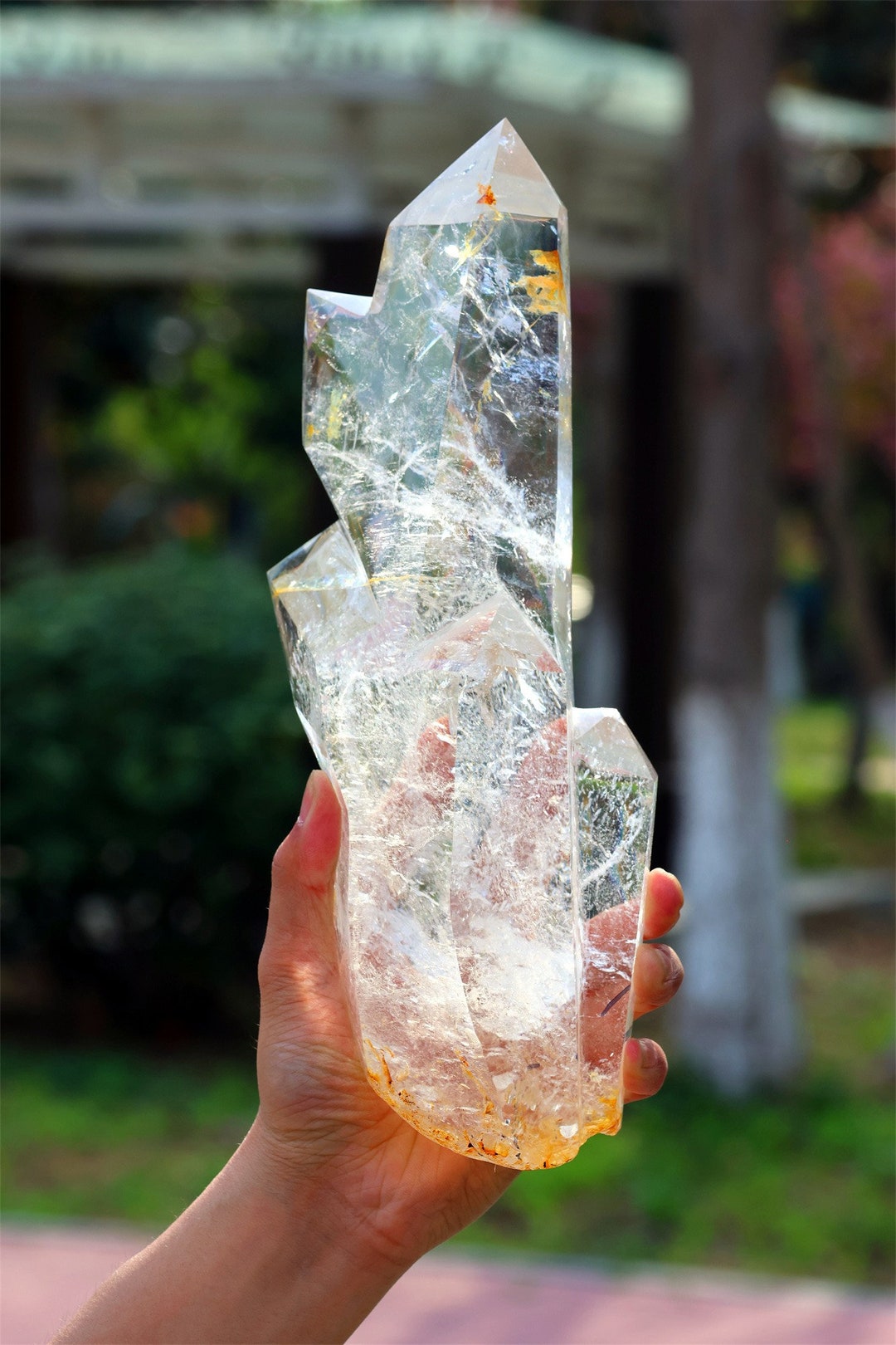 Quartz Column Rocks Rare!5.72lb Natural Elixir Clear Quartz Point Obelisk, Quartz Crystal ...