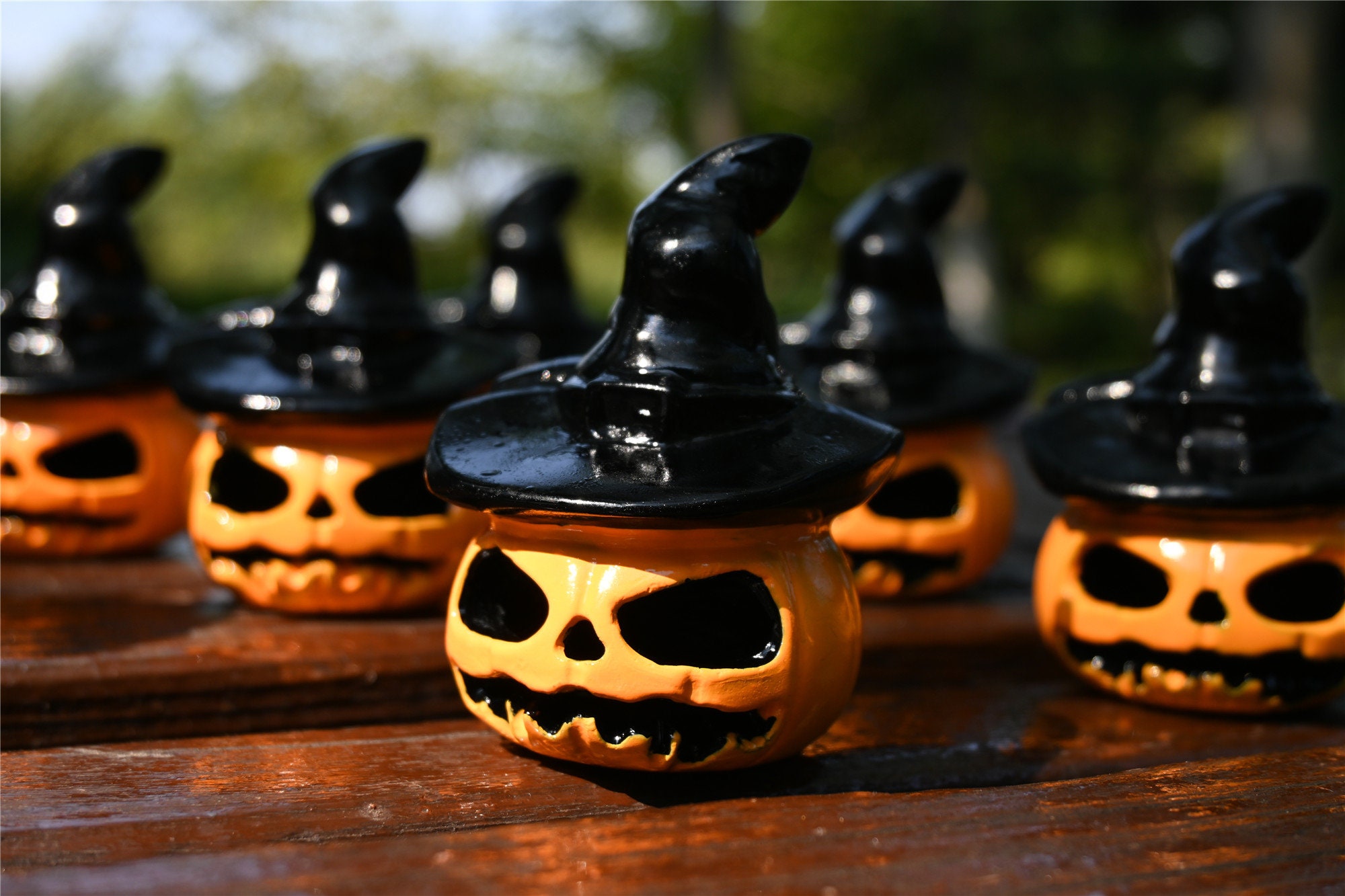 3'' Natural carved Obsidian pumpkin，Halloween pumpkin，hollow out pumpkin，Crystal skull，Quartz crystal，Crystal pumpkin Flurescent lamp +USB