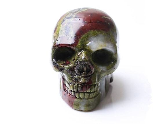 Natural Hand Carved Skull Natural Crystal Healing Gemstone/%Carving Specimen Nz
