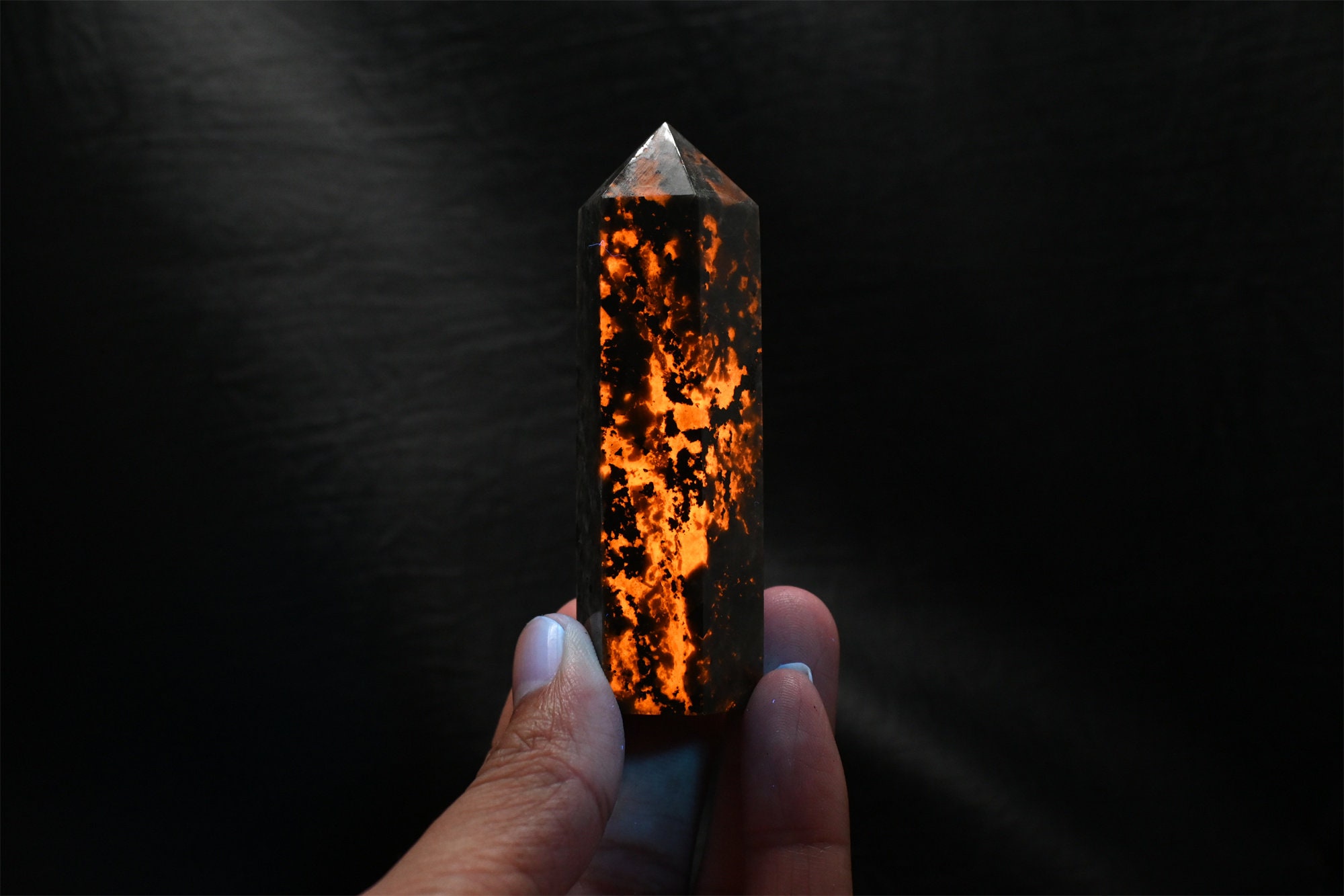 Fluorite Naturale Piramide Di Cristallo Pietra Di Quarzo - Foto 12