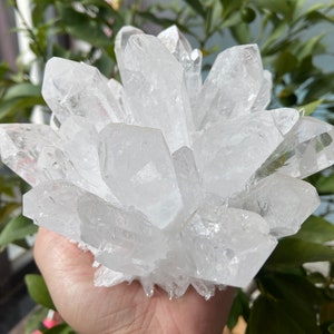 Crystal cluster300-500G Clear quartz Cluster CrystalQuartz Point VUGMineral Specimen Healing Degaussing Decor Collection 1KG+