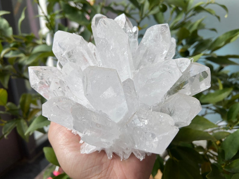 Crystal cluster300-500G Clear quartz Cluster CrystalQuartz Point VUGMineral Specimen Healing Degaussing Decor Collection 1KG+