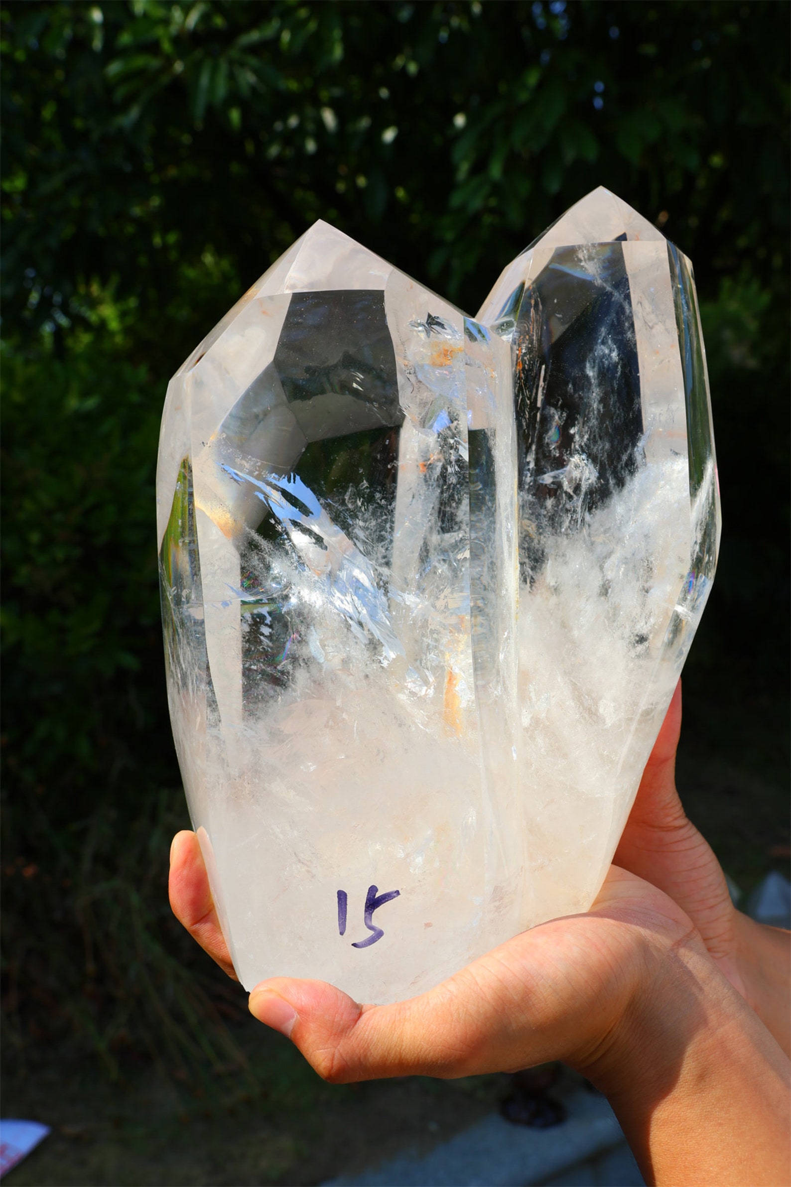 Quartz Column Rare!10.86lb Natural Clear Quartz Point Obelisk, Quartz Crystal,crystal ...