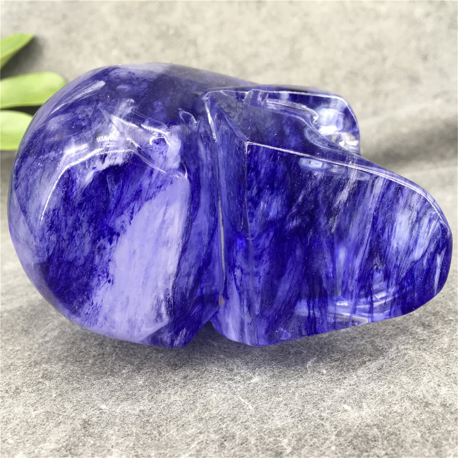 1.95LB Synthetic quartz Blue melting stonehand made crystal Etsy