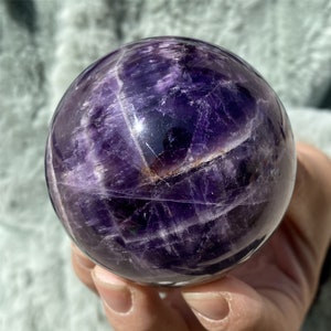 50mm+ Natural Dream amethyst Sphere，Crystal sphere，Crystal decor，Quartz Crystal Ball，Labradorite ball，Crystal Healing Divination ball Gift