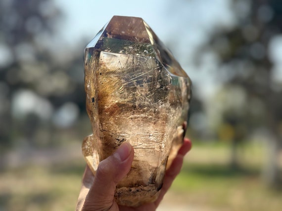 Natural Crystal Point Wand Obelisk Tower Column Chakra Quartz Stone Rock Healing - Foto 2