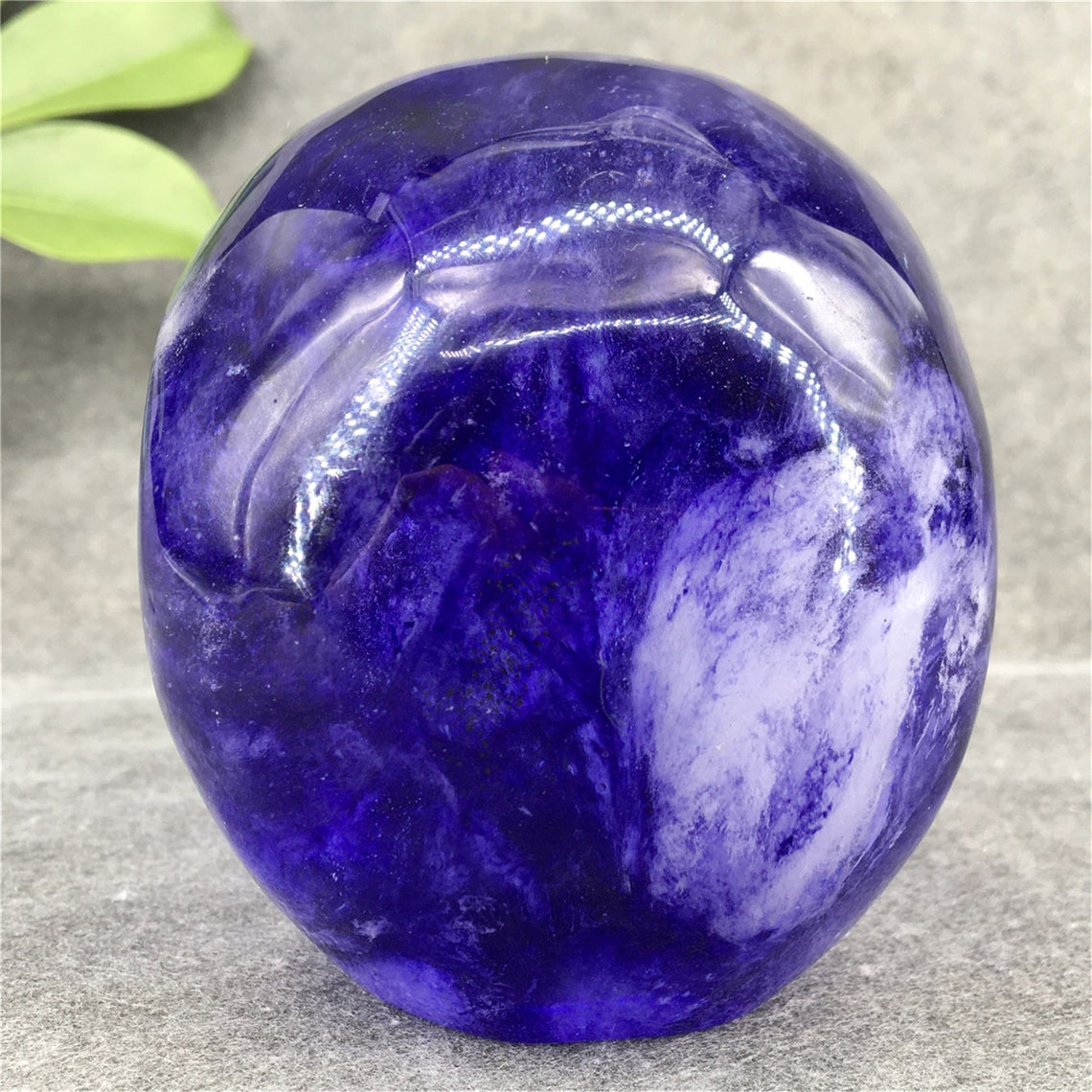 1.80LB Synthetic quartz Blue melting stonehand made crystal Etsy