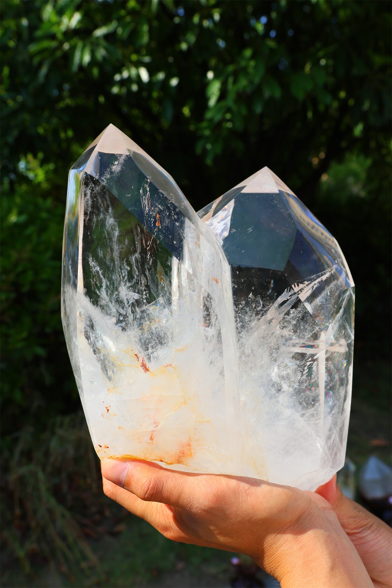 Quartz Column Rare!10.86lb Natural Clear Quartz Point Obelisk, Quartz Crystal,crystal ...