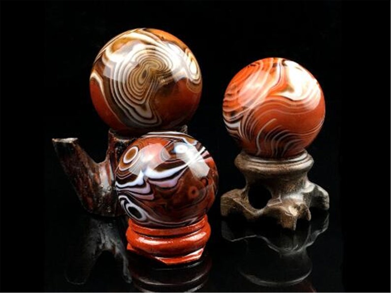 Rare Natural lace agate Sphere +base，Quartz Crystal，crystal decor，crystal Ball，Crystal sphere,Divination ball Healing Gift 1.4 +Base