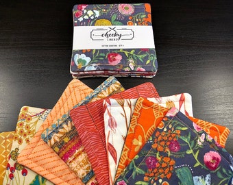 Boho Fabric Coasters - Floral