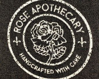 Rose Apothecary | Schitts Creek | Fabric Coasters | Cotton Napkins | set of 4