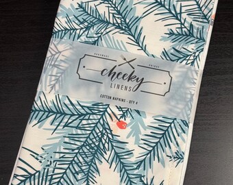 Christmas Fabric Napkins - Little Town Collective