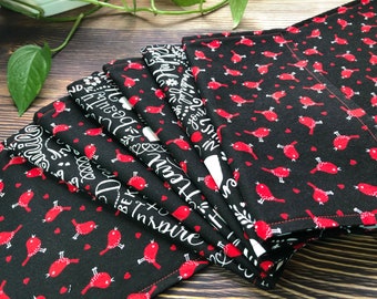 Valentine's Day Napkins / Table Runner (Birds)