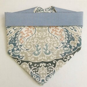 Airy Day, Textured Reversible Pet Bandana, Dog/Cat Bandana
