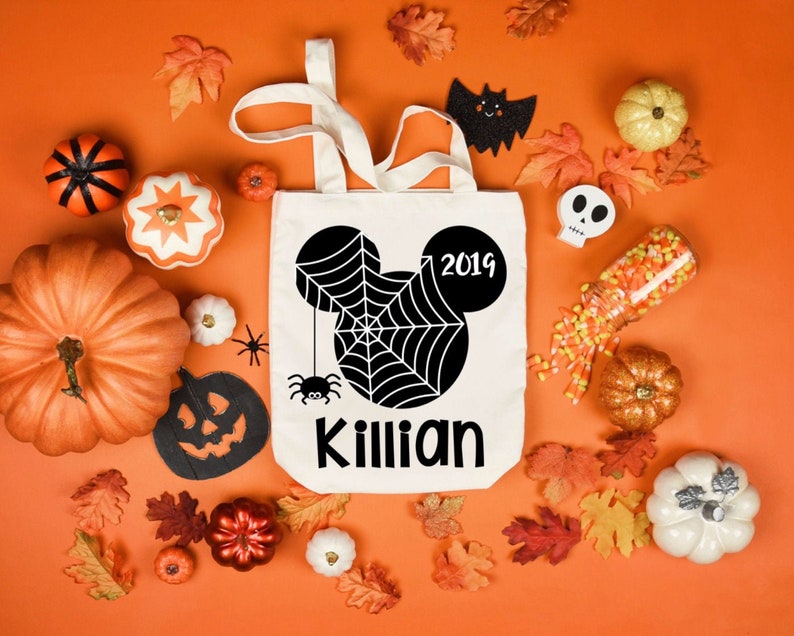 Halloween 2019 Mickey/'s Halloween Party Tote Bag Disney Halloween Bag Halloween Bag Disneyland Halloween Trick Or Treat Bag