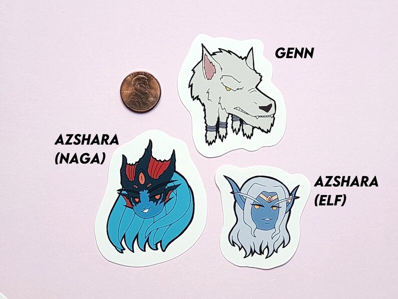 Wow Nice Sticker Cute World of Warcraft Character Stickers Series 2 - Wow Chibi Stickers ...