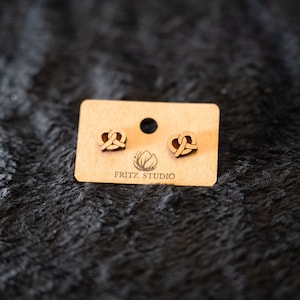 Pretzel Stud Earrings