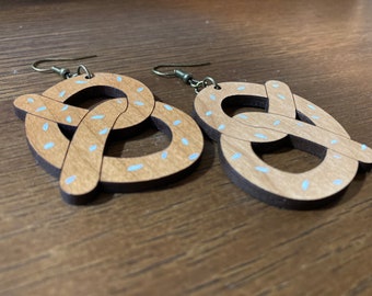 Pretzel Earrings