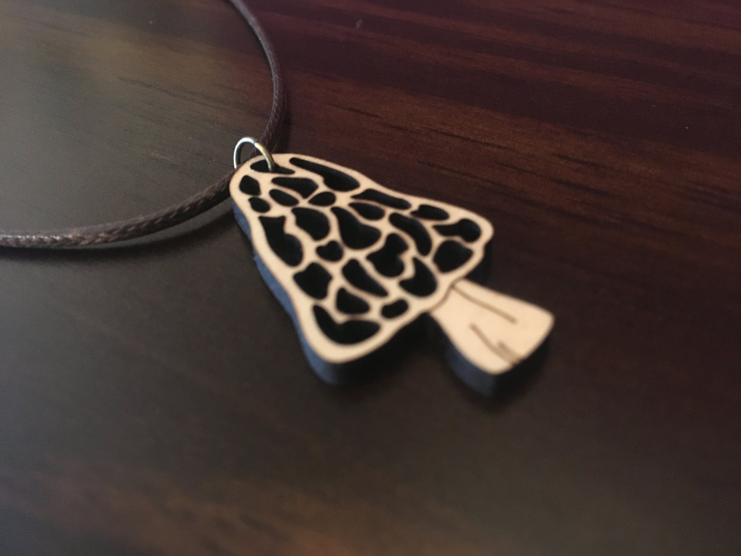 Morel Mushroom Laser Cut Jewelry Etsy