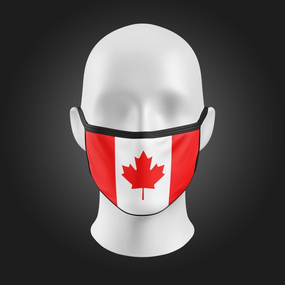 Canada Face Mask Design With Filter Pocket Etsy