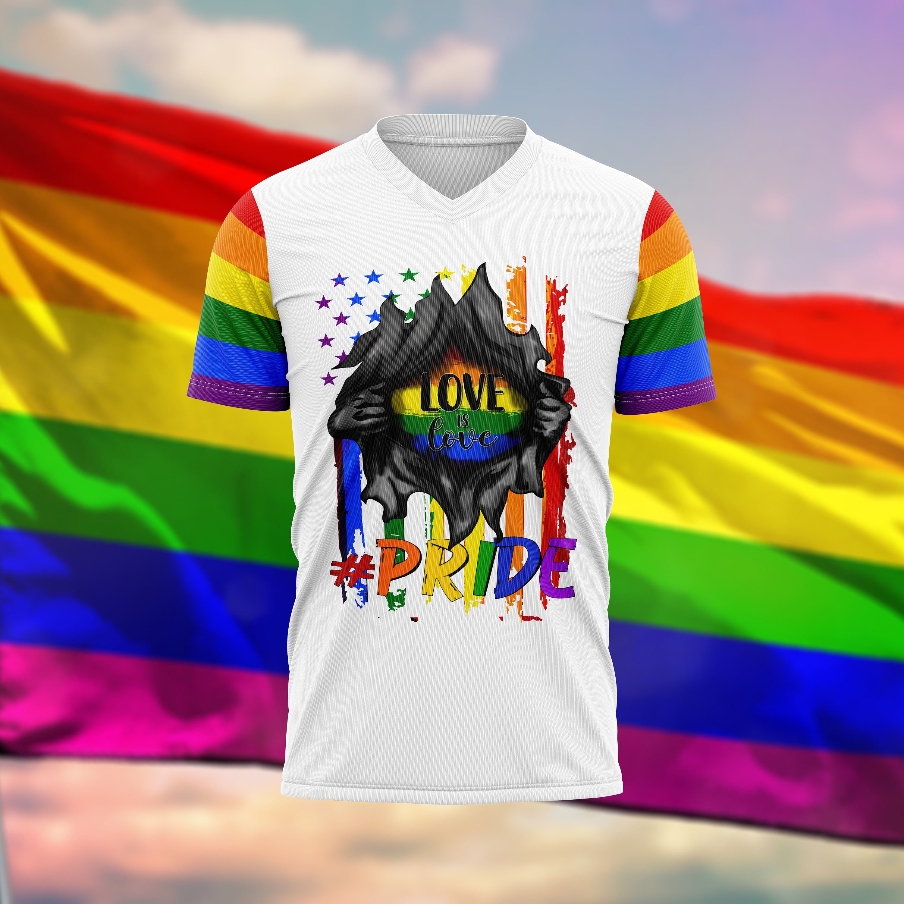 Pride Tshirt Short Sleeve Unisex Tshirt USA Made Etsy