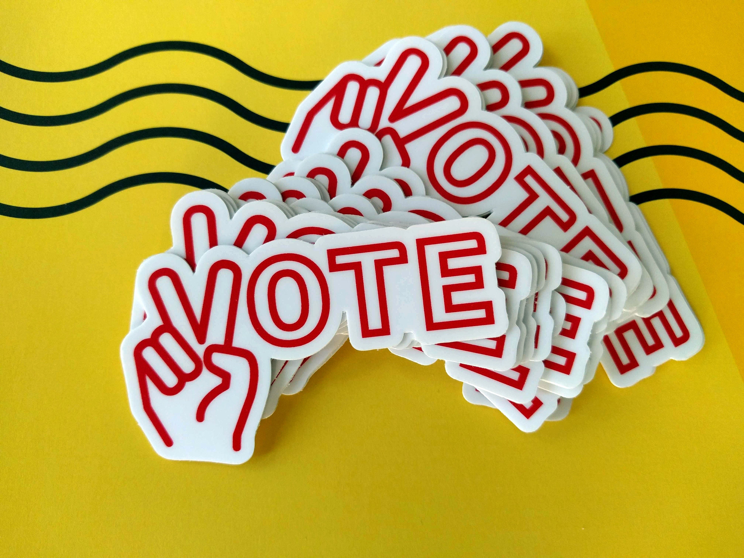 Vote Sticker Etsy
