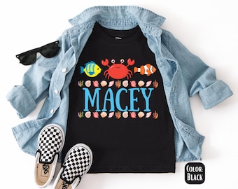 Custom Kids Beach Shirt: Personalized Toddler Tee