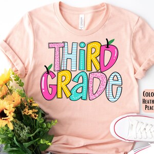 Fun Third Grade Teacher Shirt, 3rd Grade Shirts, Back to School Shirt, Teacher Shirts, Teacher Appreciation, Teacher Gift