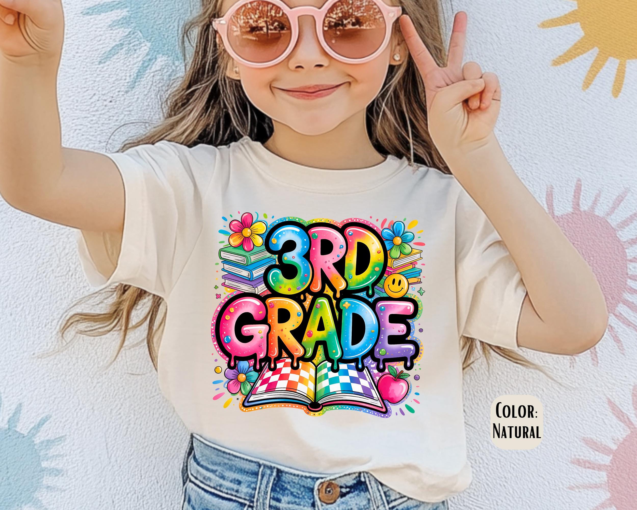 Retro 3rd Grade Shirt: First Day of School - Kids