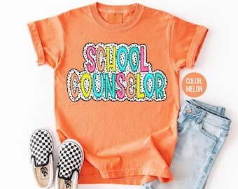 Comfort Colors Dalmatian School Counselor Shirt