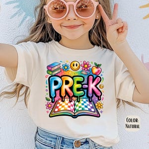 Cute Retro Pre-K Shirt, PreK Shirt for kids, First Day of School Shirt, Kids School Shirt, Grade Level Shirt, First Day of Pre-K
