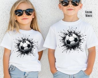 Comfort Colors Kids Soccer Shirt: Youth Graphic Tee