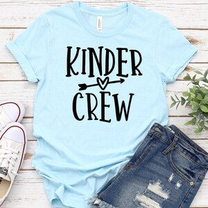 Kinder Crew //  Kindergarten Teacher Tee // Teacher Shirt // Field Trip Shirts for Teachers