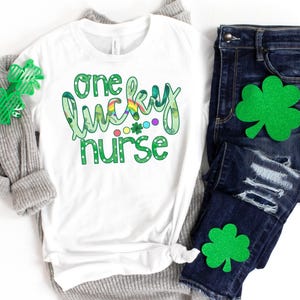 Camiseta Lucky Nurse para el Día de San Patricio - Camiseta de San Patricio