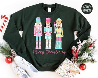 Nutcracker Christmas Sweatshirt: Girls Holiday Clothing